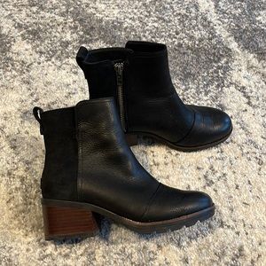 Sorel Black Booties